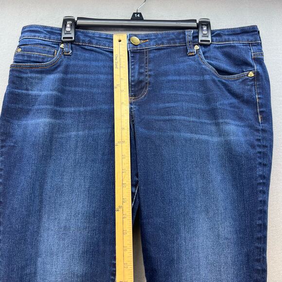 Kut From The Kloth Jeans Women's 16 Blue Catherine Boyfriend Preppy Normcore - Picture 4 of 13